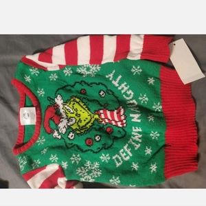 Grinch kids sweater